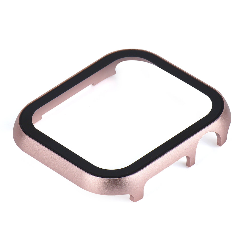 For Apple Watch Series 3 2 1 38mm Full Protection Metal Watch Case with Tempered Glass Screen Protector