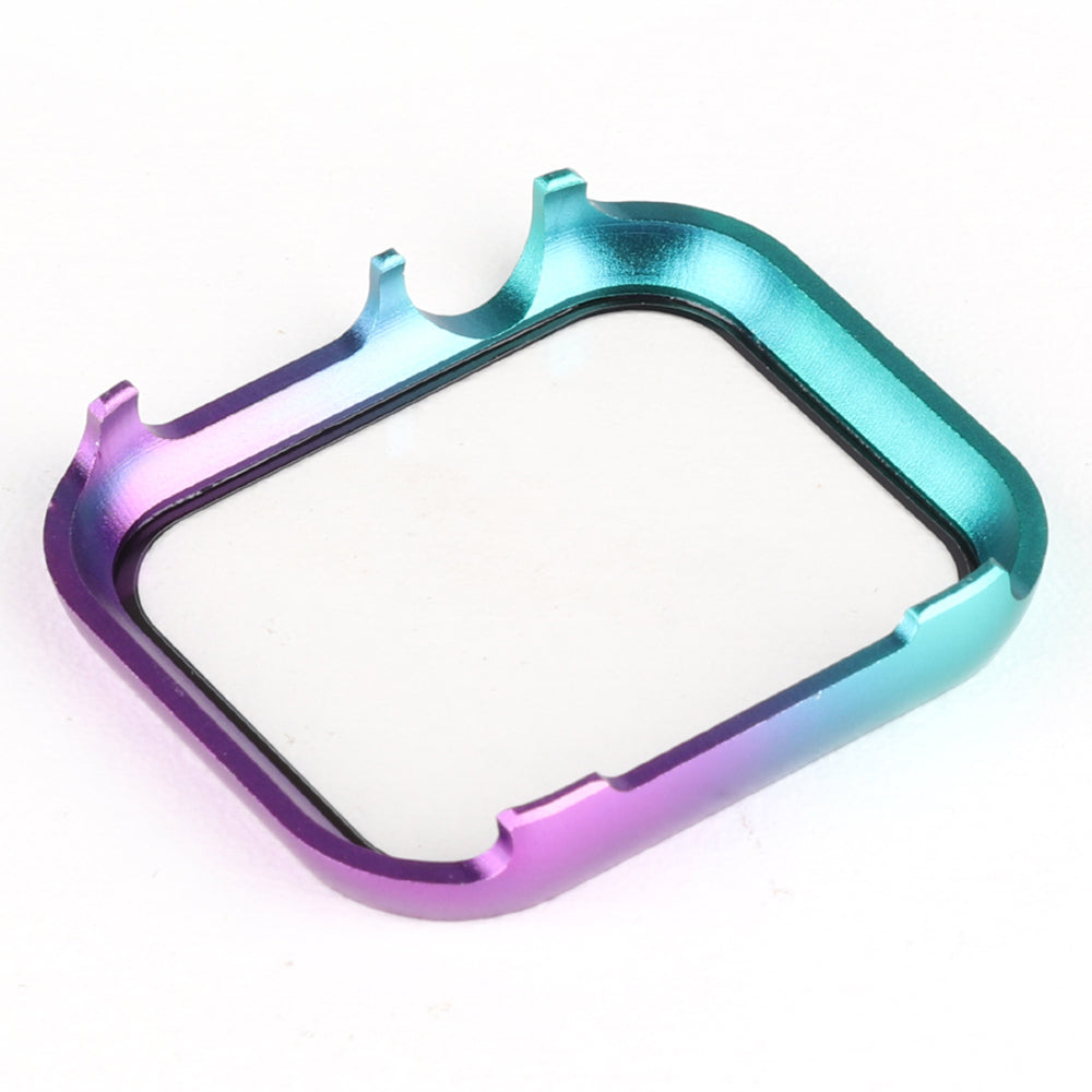 For Apple Watch Series 3 2 1 38mm Full Protection Metal Watch Case with Tempered Glass Screen Protector