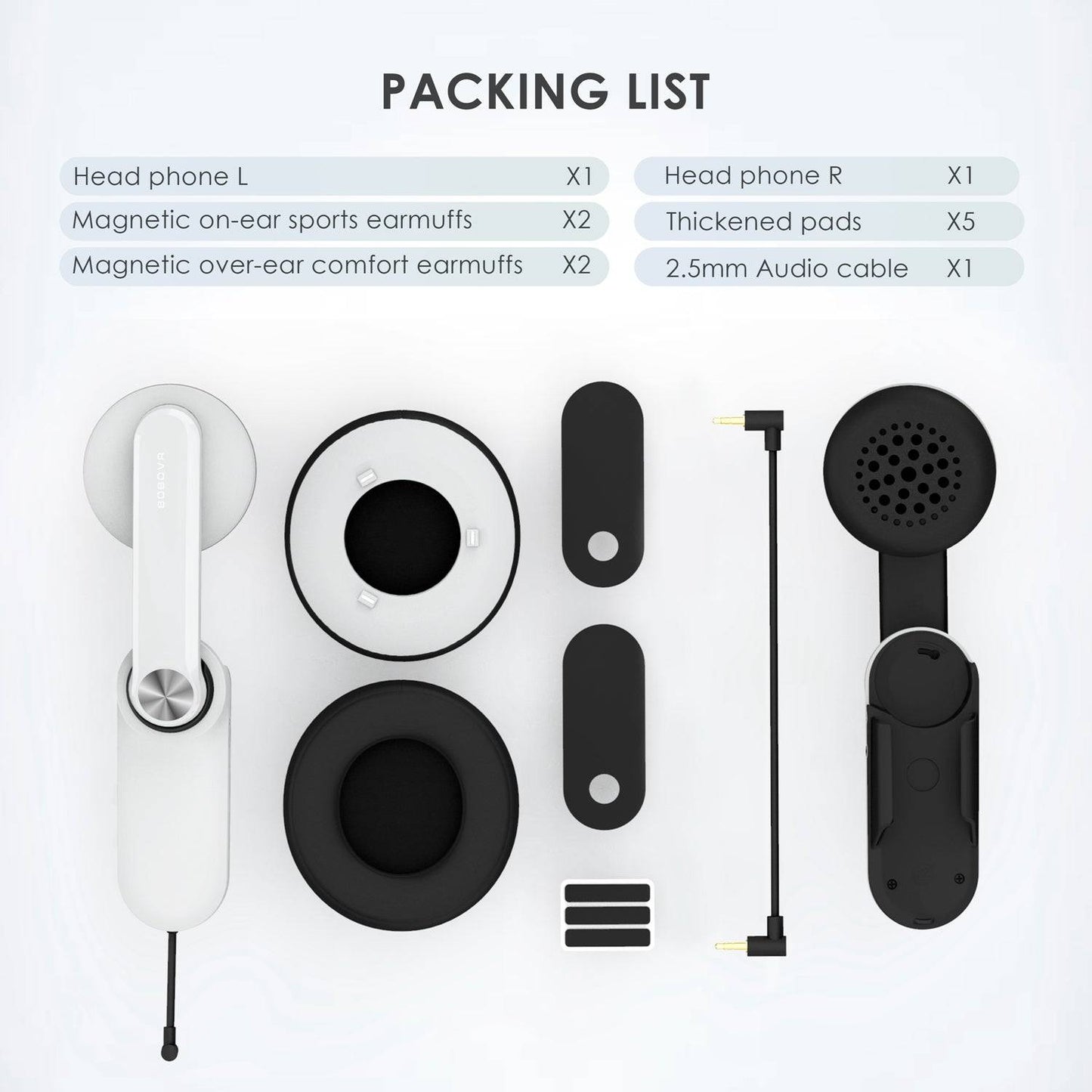 BOBOVR A2 Air For Oculus Quest2 Headphones VR Glasses Headset with Magnetic Earmuffs (CE Certificated)