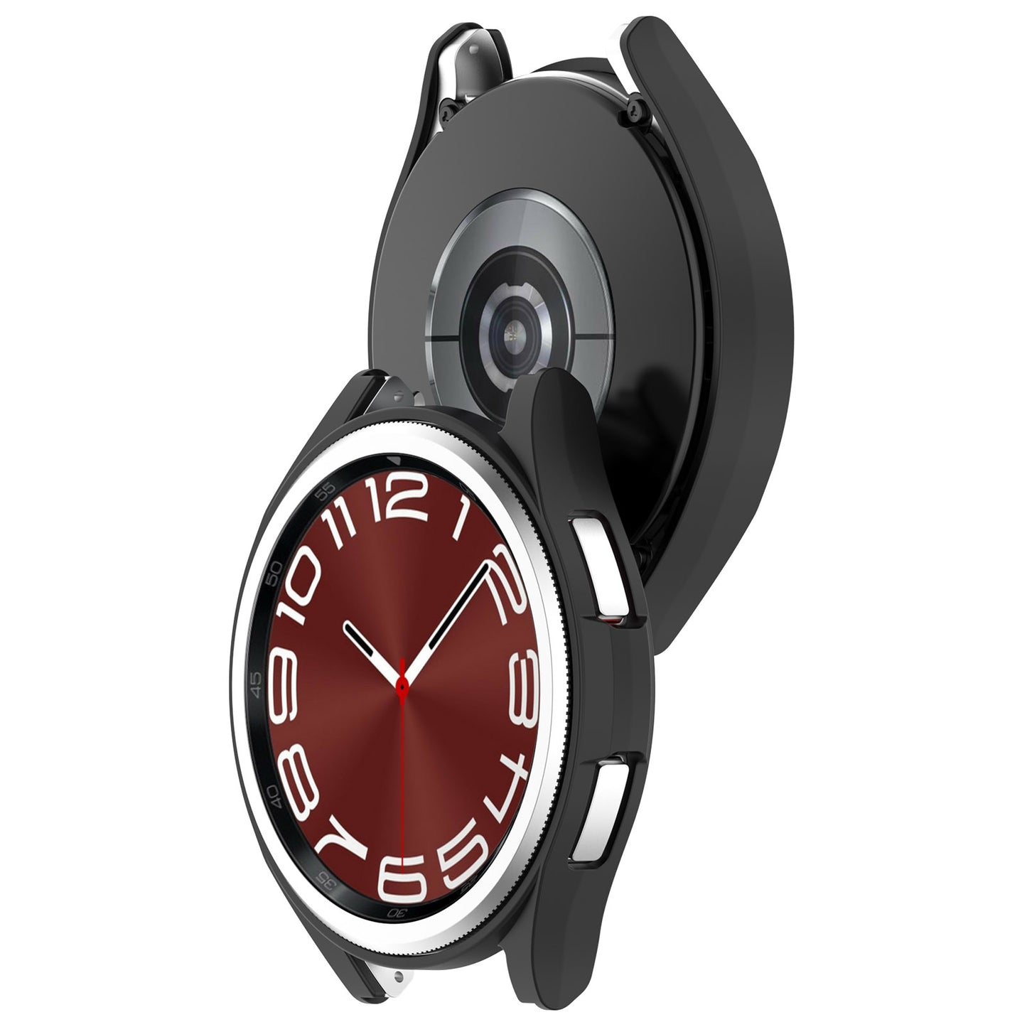 For Samsung Galaxy Watch6 Classic 43mm Scratch Proof Protective Case Hollowed-out Hard PC Cover