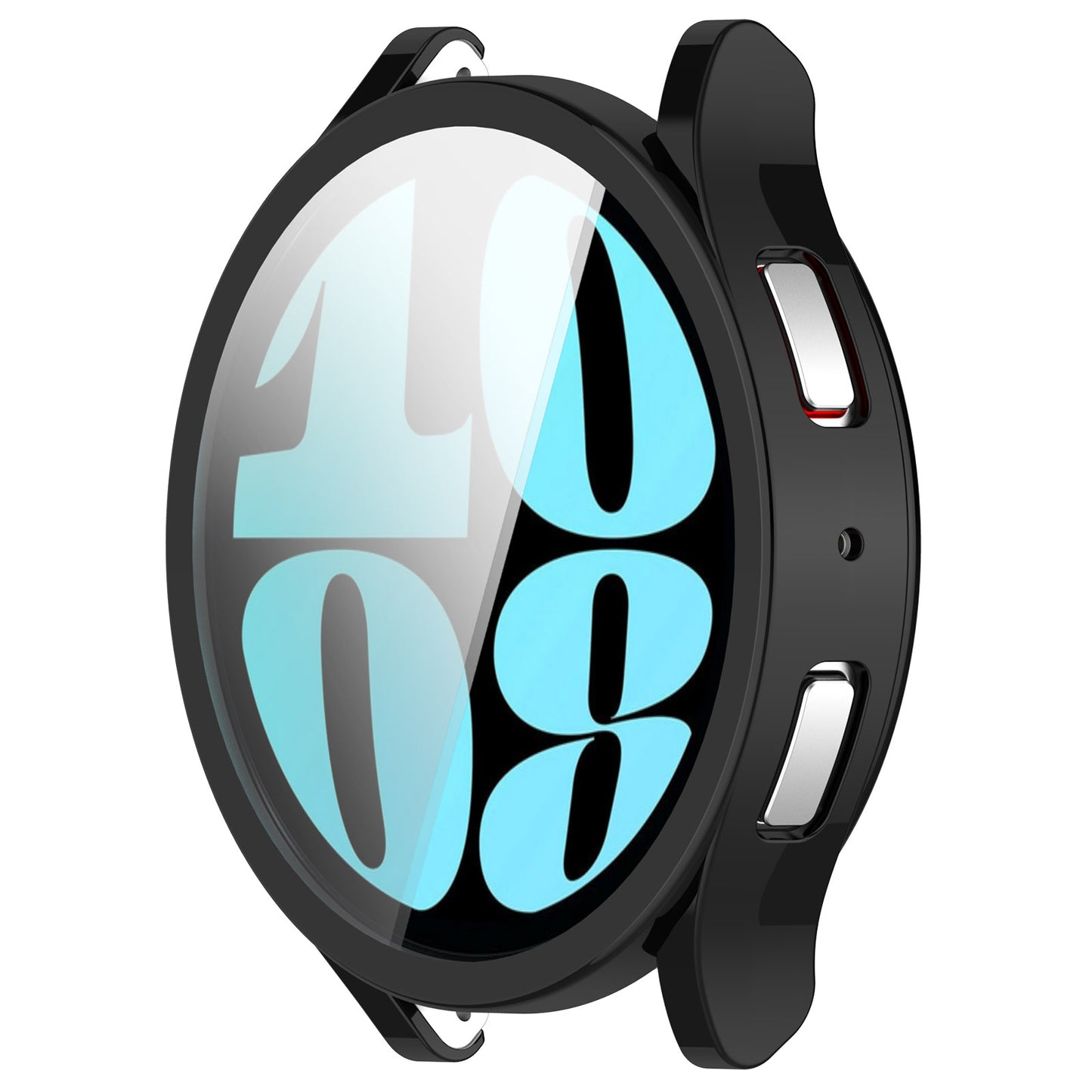 For Samsung Galaxy Watch6 40mm Electroplating Watch Protector Full Coverage TPU Watch Case
