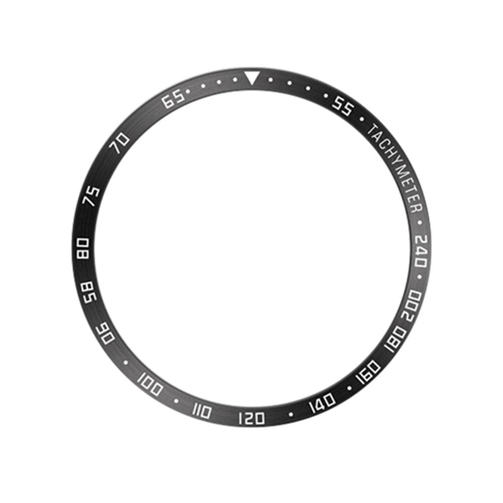 For Samsung Galaxy Watch6 Classic 47mm Watch Stainless Steel Bezel Insert Protective Ring Anti-scratch Adhesive Cover (Type E)