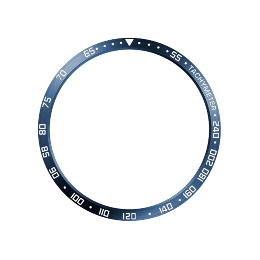 For Samsung Galaxy Watch6 Classic 47mm Watch Stainless Steel Bezel Insert Protective Ring Anti-scratch Adhesive Cover (Type E)