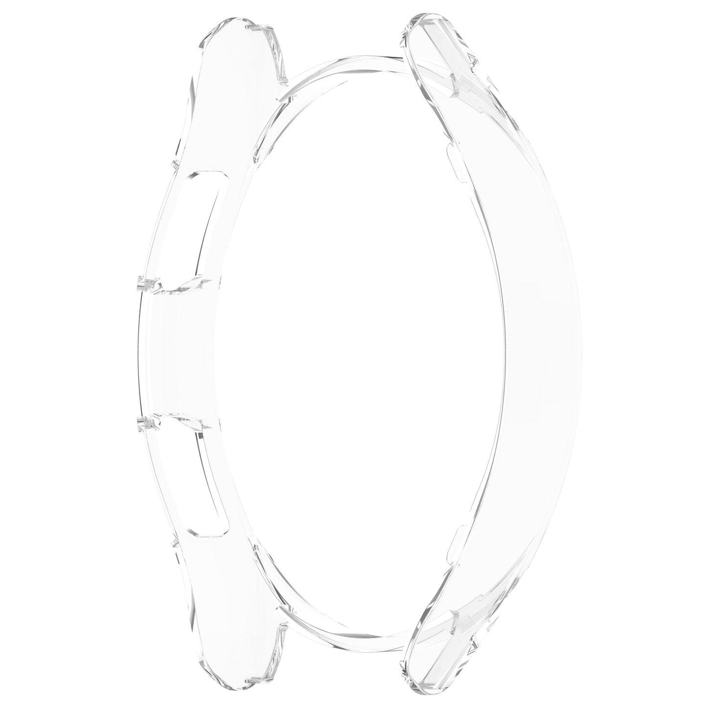 Hard PC Case for Samsung Galaxy Watch6 Classic 43mm , Hollowed-out Half Wrapped Protective Cover