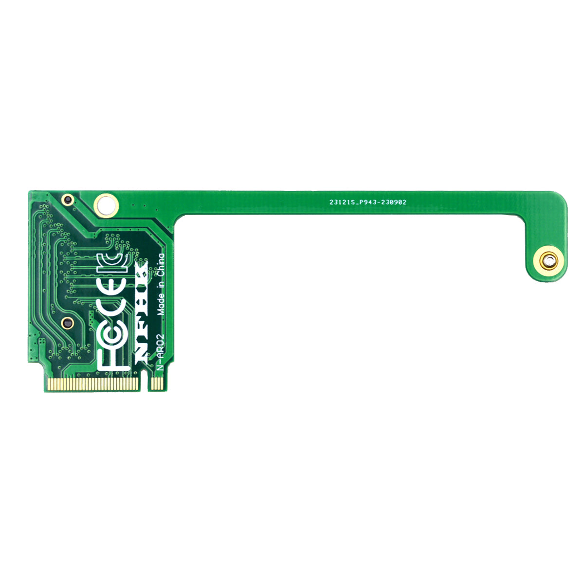 EP-022-2280MM NVME M-Key 22x30mm to 22x80mm Angled Extension SSD Upgrade Adapter Compatible with ROG Ally Gaming