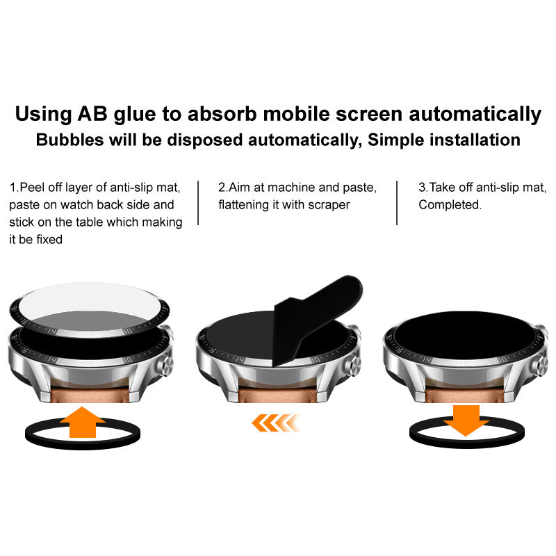 IMAK For Imilab IMIKI TG1 Tempered Glass Film Anti-Scratch HD Watch Full Screen Protector