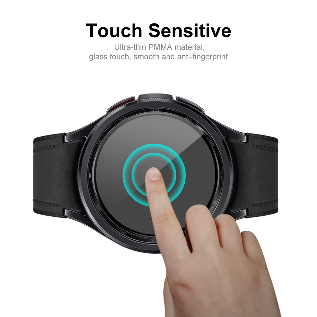ENKAY HAT PRINCE 10Pcs For Samsung Galaxy Watch6 Classic 47mm Full Screen Protector 3D Curved Soft PC Edge + PMMA Film