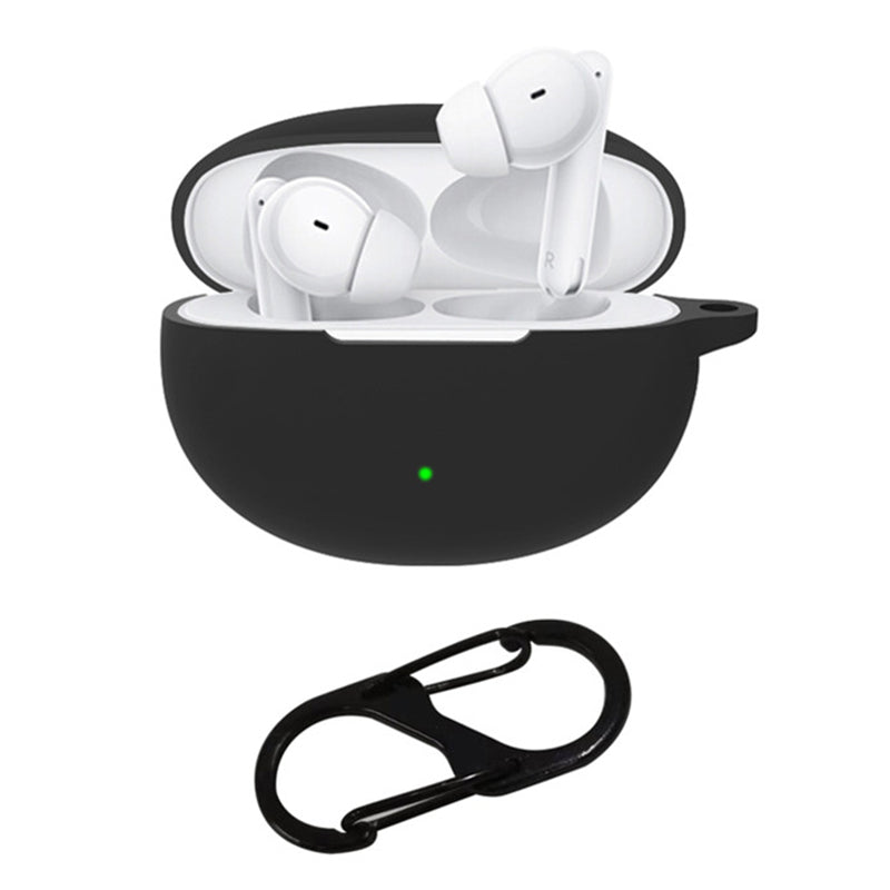 Silicone Case for Oppo Enco Free 3 Bluetooth Earphone Charging Case Sleeve Cover with Buckle