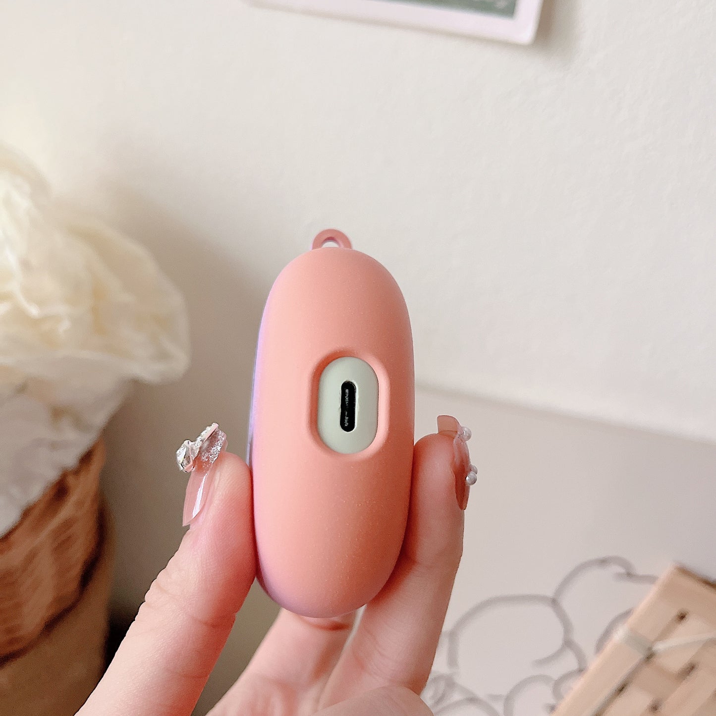For OPPO Enco Free3 Gradient Bluetooth Headset Anti-drop Case Matte PC Protective Cover