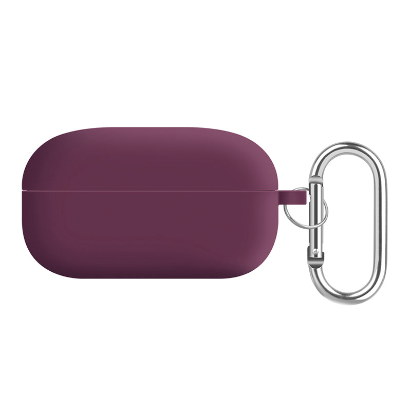 For Samsung Galaxy Buds Live / Buds Pro / Buds Pro 2 Earphones Case Silicone+PC Lining Shockproof Cover with Keychain