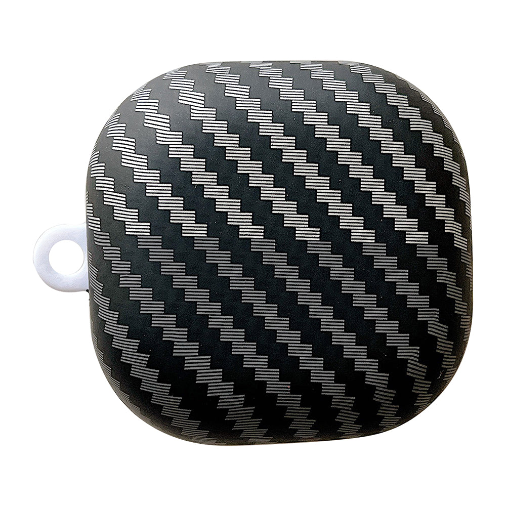 For Samsung Galaxy Buds2 Pro / Buds 2 / Live / Pro Carbon Fiber Texture Bi-color PC Case Earphone Anti-drop Cover