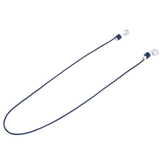 70cm Silicone Neck Strap for Apple AirPods , Bluetooth Earphone Anti-lost Neck Lanyard Rope for Outdoor Activity