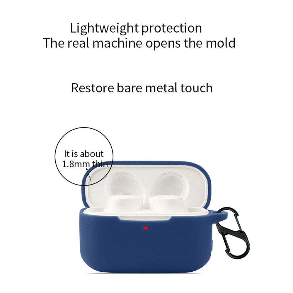 For EDIFIER TWS1 ANC Bluetooth Earphone Silicone Case Anti-drop Earbud Cover with Buckle