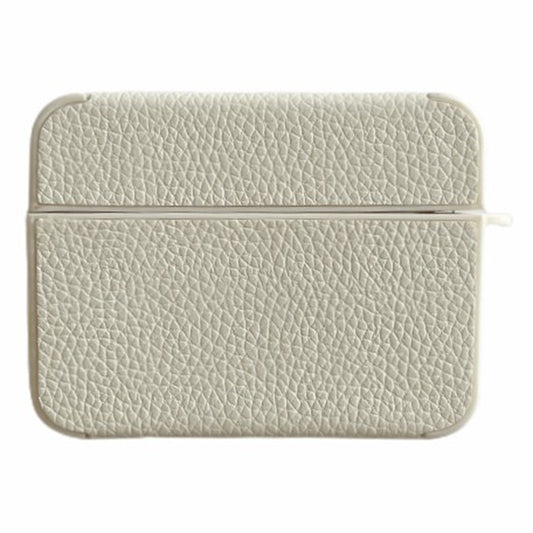For AirPods Pro 2 Charging Case Cover Litchi Texture PU Leather TPU Shockproof Case