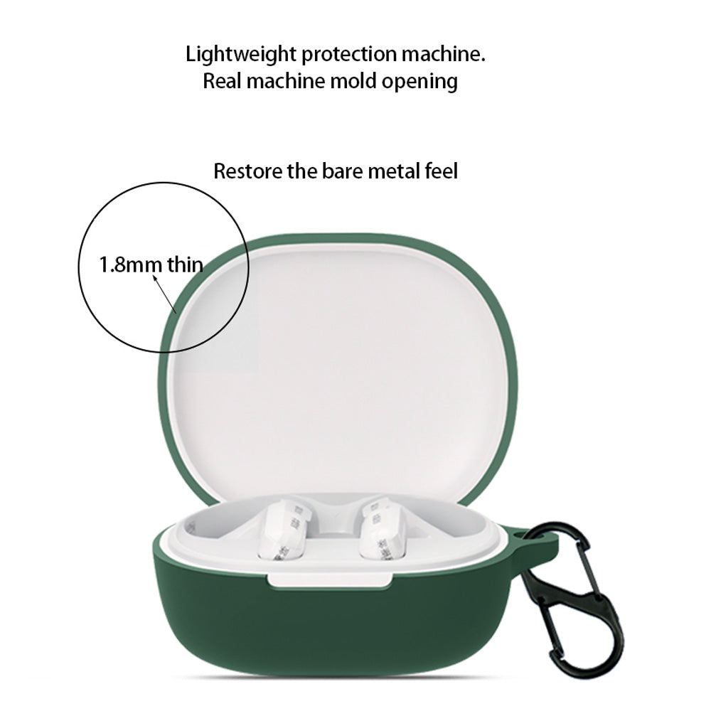 For Xiaomi Air 3 SE Bluetooth Earphone Silicone Protective Case Anti-drop Earbud Cover with Buckle