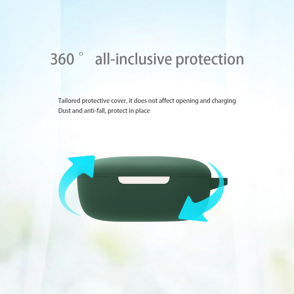 For Xiaomi Air 3 SE Bluetooth Earphone Silicone Protective Case Anti-drop Earbud Cover with Buckle