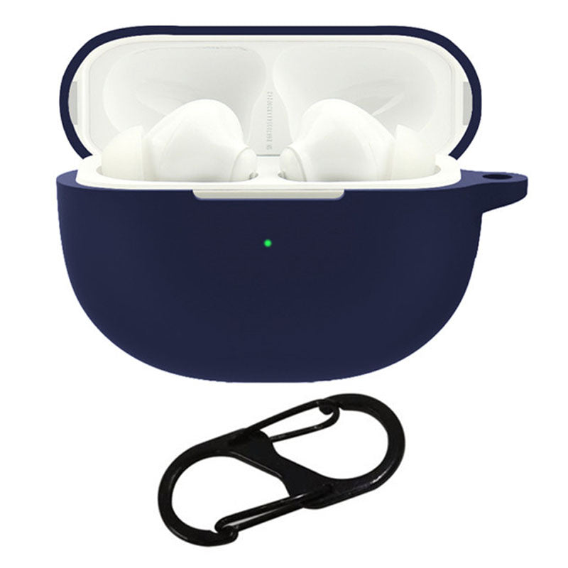 For OPPO Enco X Bluetooth Earphone Silicone Case Protective Earbud Cover with Buckle