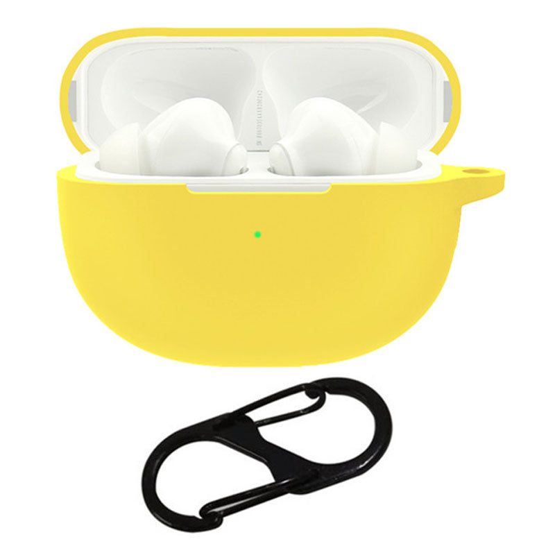 For OPPO Enco X Bluetooth Earphone Silicone Case Protective Earbud Cover with Buckle