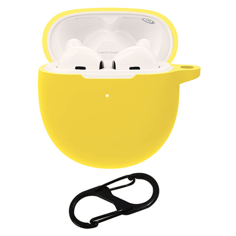 For OPPO Enco R Bluetooth Earphone Silicone Cover Anti-drop Protective Case with Buckle