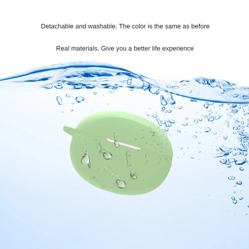 Bluetooth Earphone Silicone Case for OPPO Enco X2 , Anti-scratch Earbud Cover with Buckle