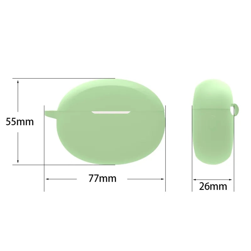 Bluetooth Earphone Silicone Case for OPPO Enco X2 , Anti-scratch Earbud Cover with Buckle