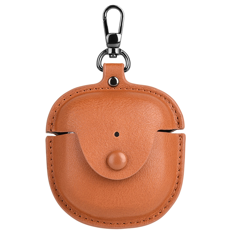 PU Leather Case for Bose QuietComfort Earbuds II Bluetooth Earphone Drop-proof Cover with Key Holder