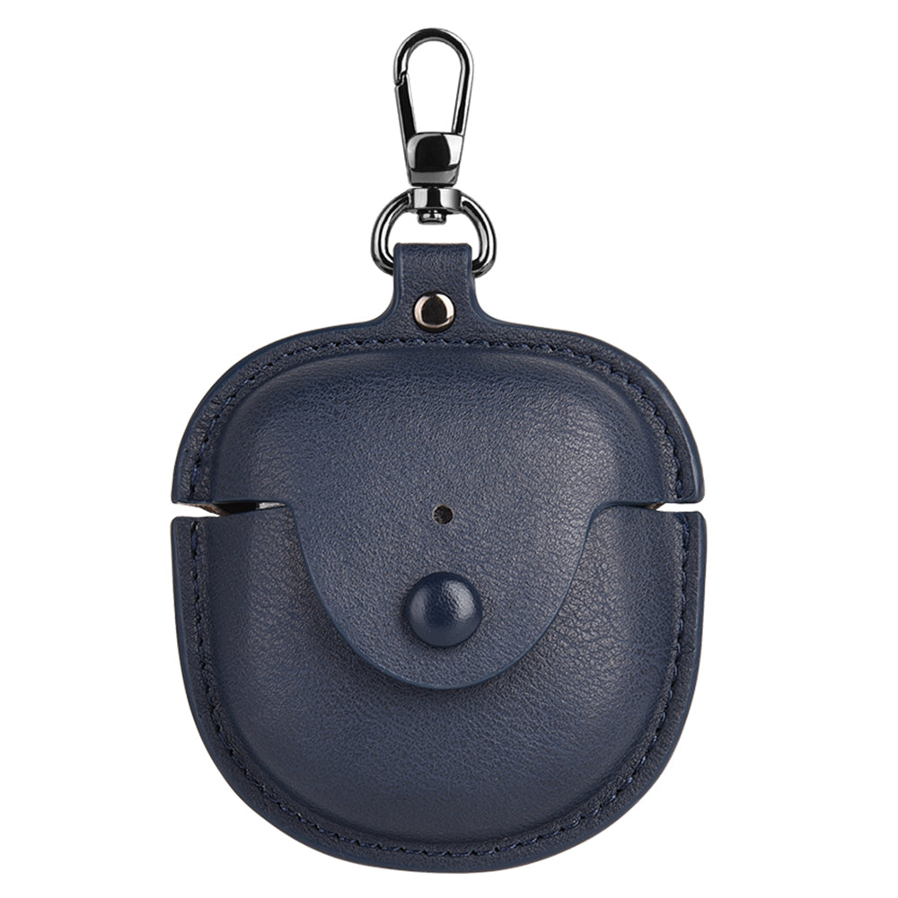 PU Leather Case for Bose QuietComfort Earbuds II Bluetooth Earphone Drop-proof Cover with Key Holder