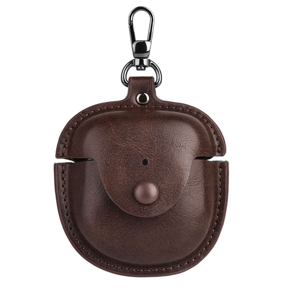 PU Leather Case for Bose QuietComfort Earbuds II Bluetooth Earphone Drop-proof Cover with Key Holder