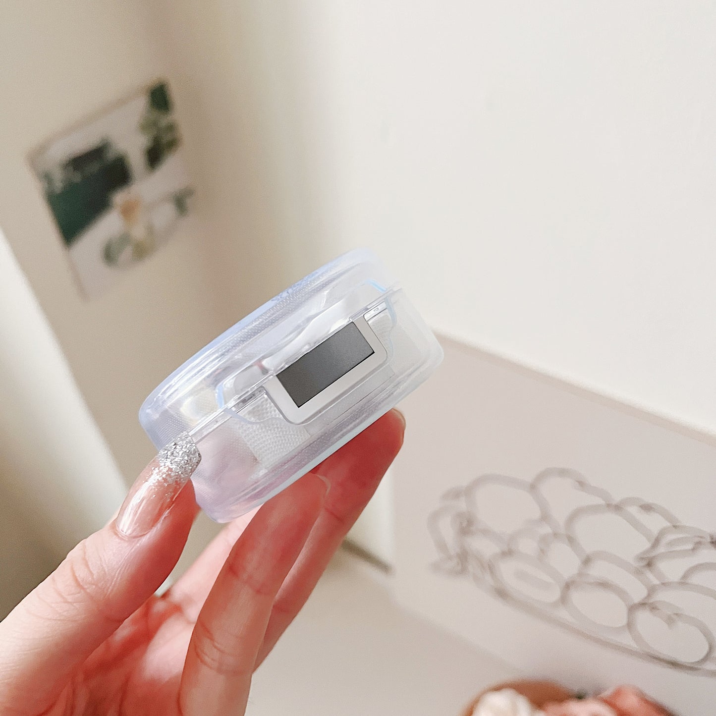 TWS Earphone Protective Case for Lenovo LP10 , Transparent Pattern Printing TPU Earbud Cover