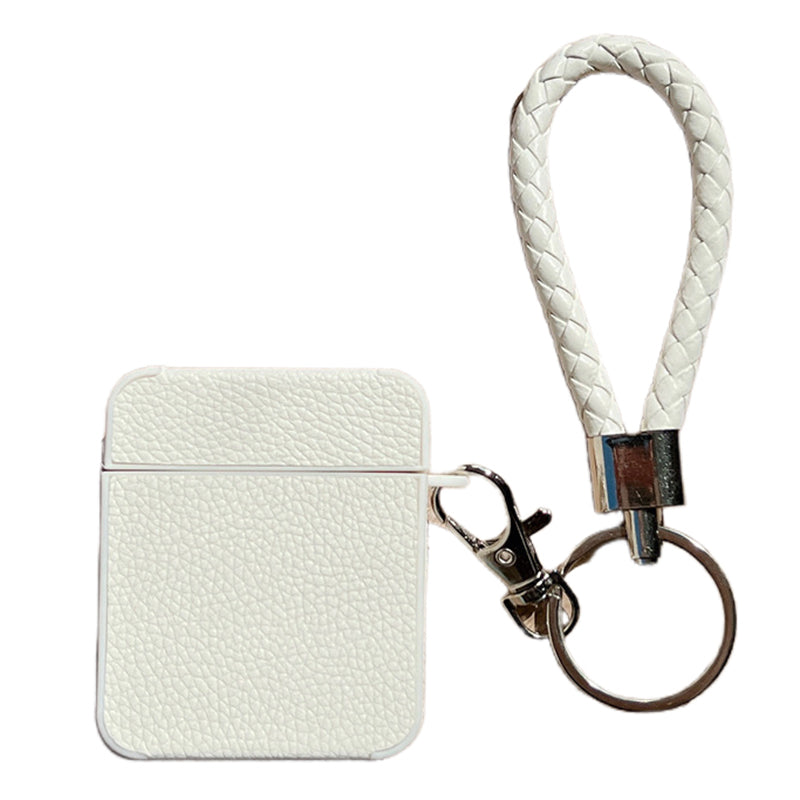 Earphone Case for Apple AirPods with Charging Case (2016) / (2019) / AirPods with Wireless Charging Case (2019) Leather+TPU Litchi Texture Cover