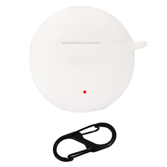 For Honor Earbuds X5 TWS Headset Silicone Case Dustproof Wireless Headphone Cover Sleeve with Hanging Buckle