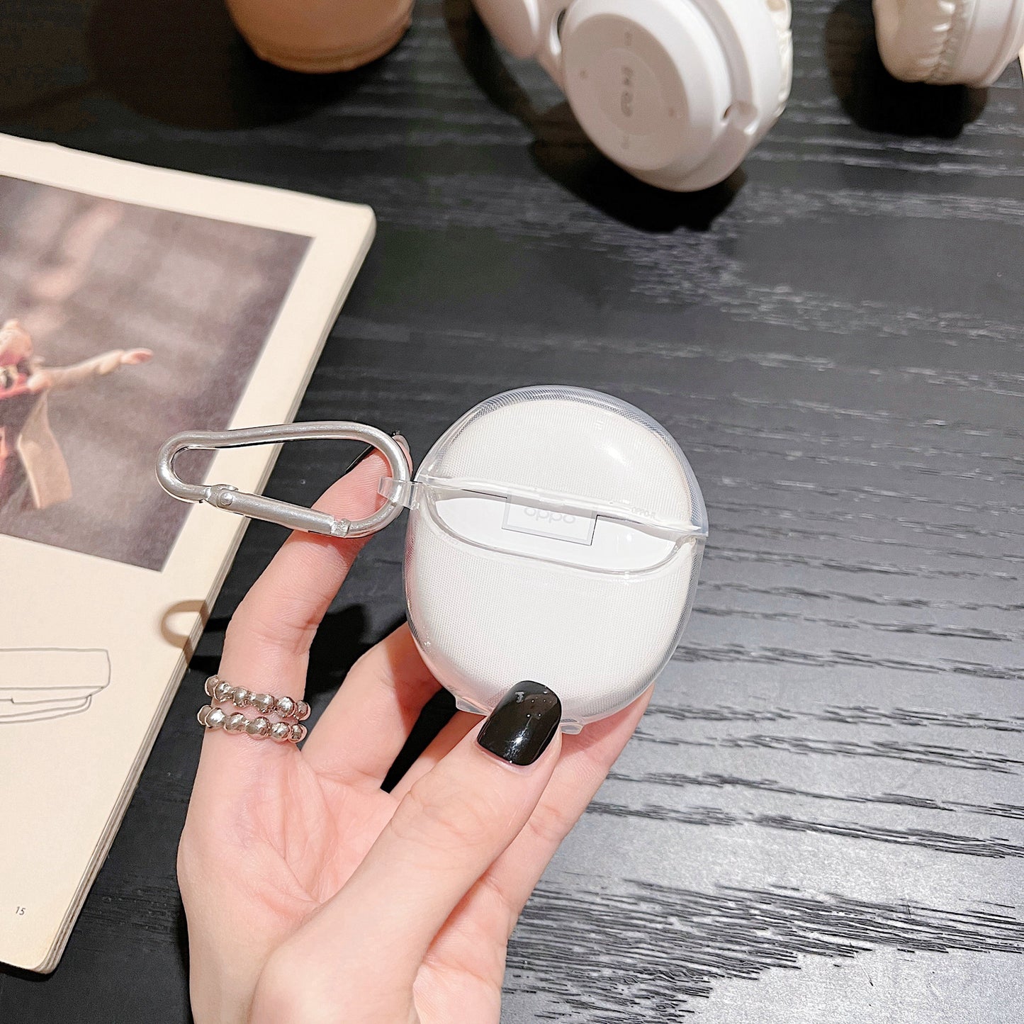 Pattern Printing TPU Case for OPPO Enco R Wireless Bluetooth Earphone Cover Headphone Flexible Sleeve