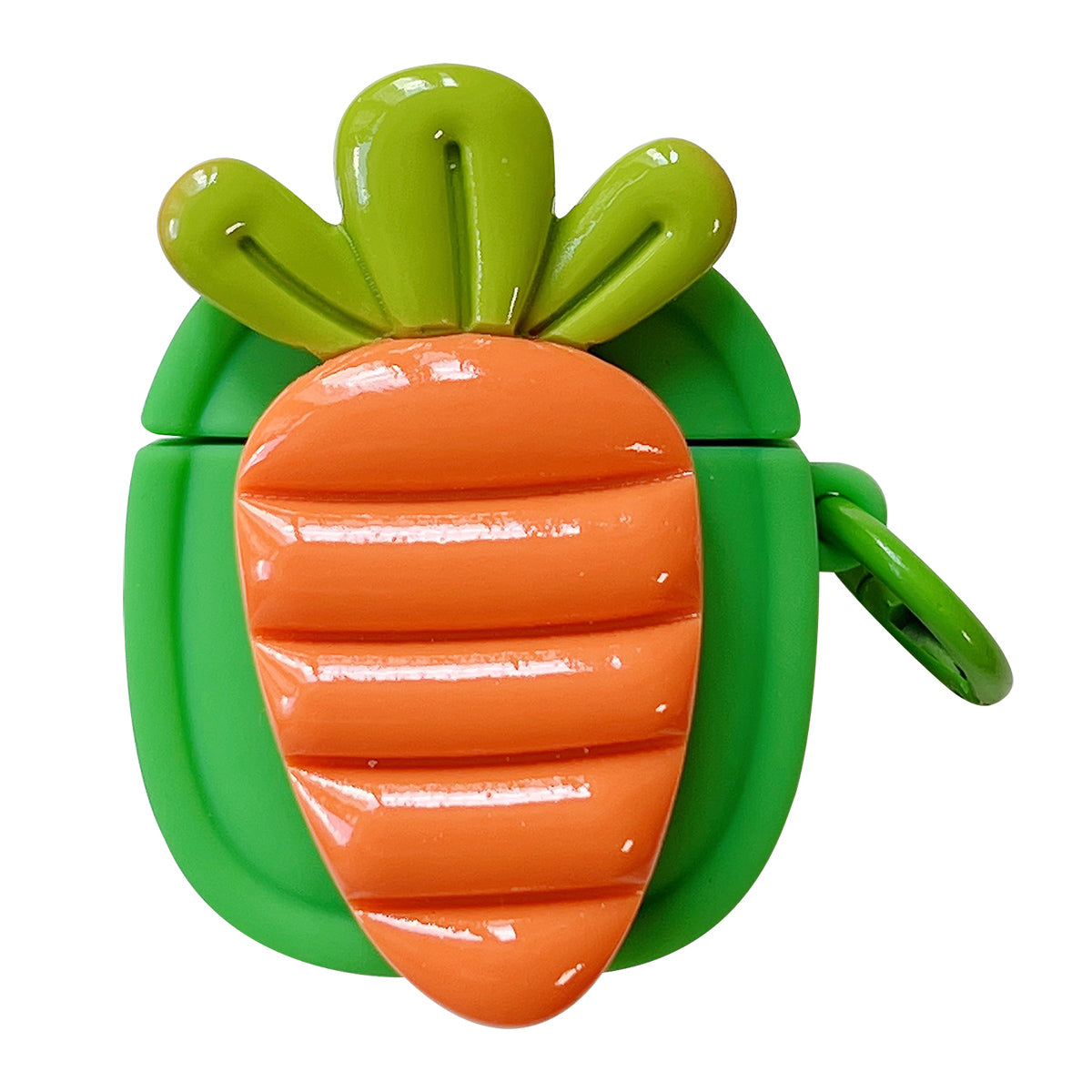 Creative Fruit Earphone Case for Apple AirPods with Charging Case (2016) / (2019) / AirPods with Wireless Charging Case (2019) Silicone Cover with Buckle