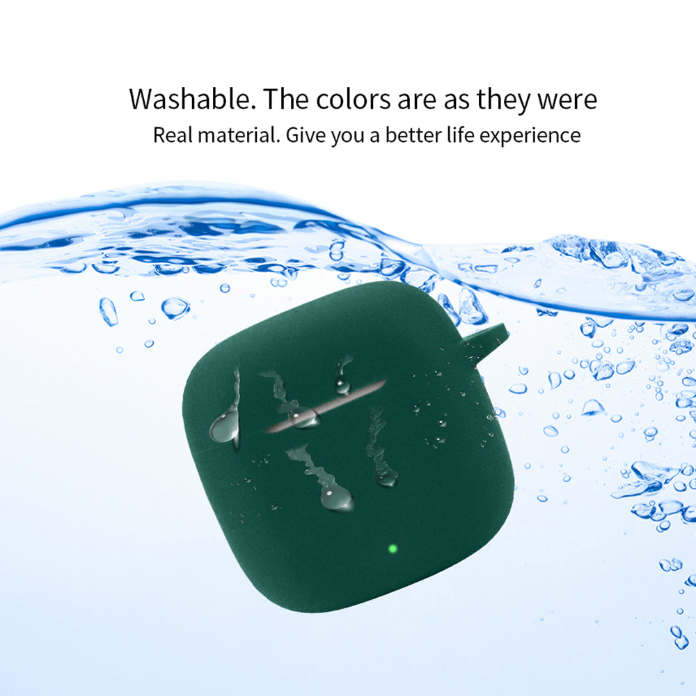 Dustproof Silicone Cover for Huawei FreeBuds SE 2 Bluetooth Earphone Protector Case with Anti-lost Buckle