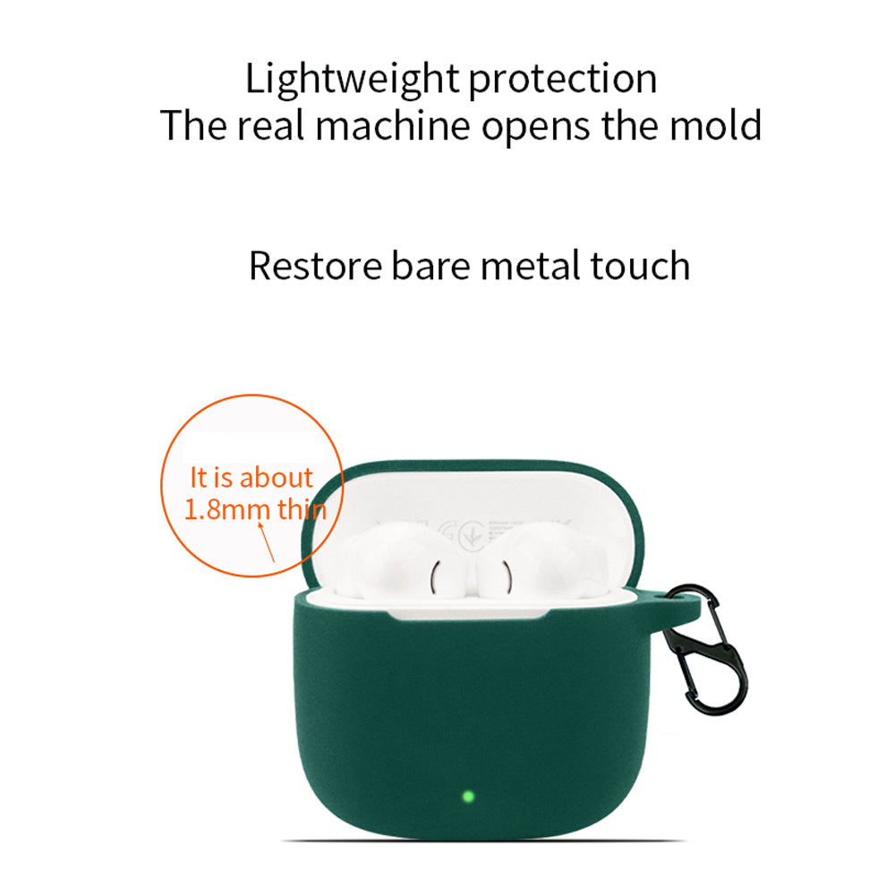 Dustproof Silicone Cover for Huawei FreeBuds SE 2 Bluetooth Earphone Protector Case with Anti-lost Buckle