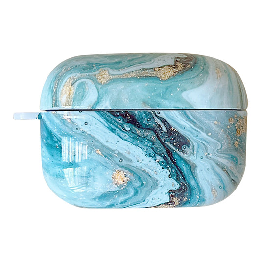 For Sony LinkBuds S Marble Pattern Bluetooth Earphone Anti-drop PC Case Protective Cover