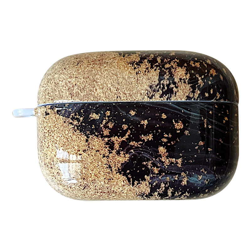 For Sony LinkBuds S Marble Pattern Bluetooth Earphone Anti-drop PC Case Protective Cover