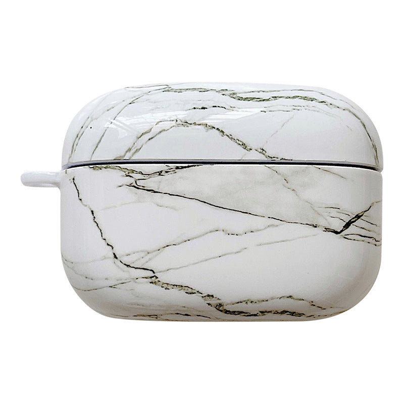 For Sony LinkBuds S Marble Pattern Bluetooth Earphone Anti-drop PC Case Protective Cover