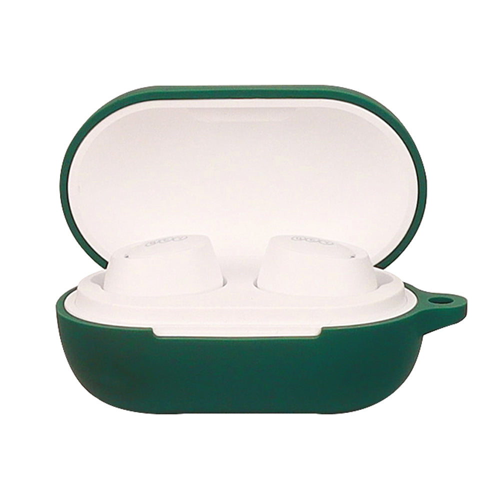 Dustproof Case for QCY ArcBuds Lite Bluetooth Earphone Silicone Cover with Anti-lost Buckle