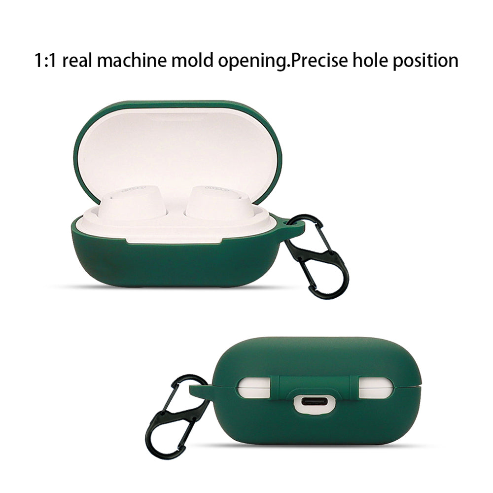 Dustproof Case for QCY ArcBuds Lite Bluetooth Earphone Silicone Cover with Anti-lost Buckle