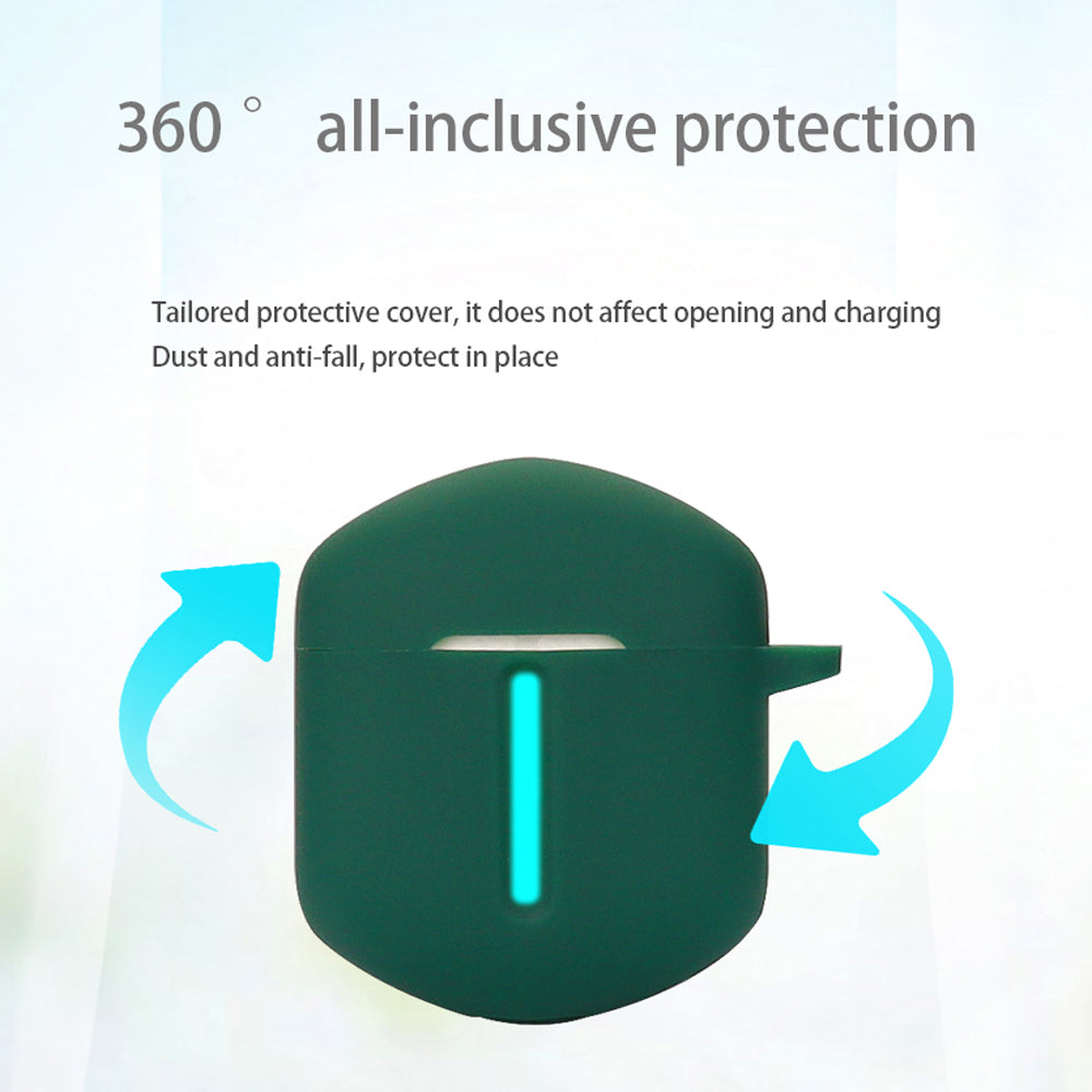 For EDIFIER HECATE GT2 Charging Bin Sleeve Bluetooth Earphone Silicone Case Headphone Cover with Buckle