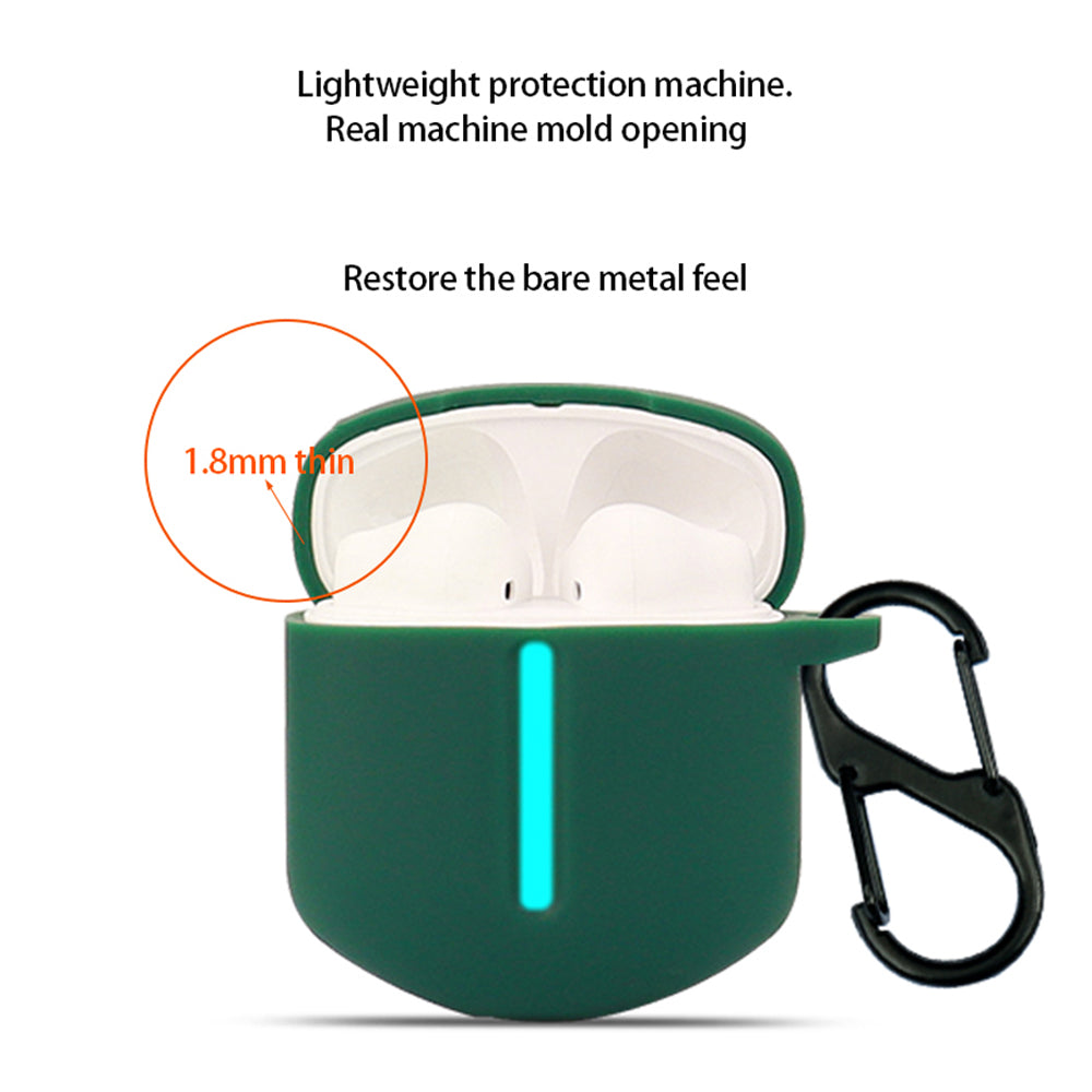 For EDIFIER HECATE GT2 Charging Bin Sleeve Bluetooth Earphone Silicone Case Headphone Cover with Buckle