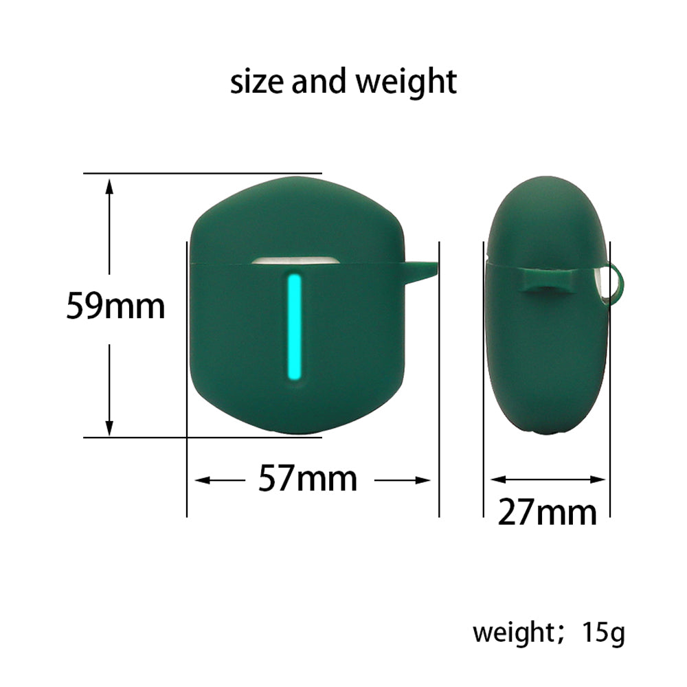 For EDIFIER HECATE GT2 Charging Bin Sleeve Bluetooth Earphone Silicone Case Headphone Cover with Buckle