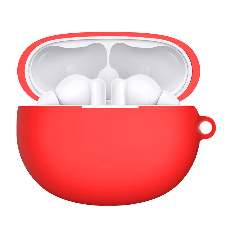 Earbud Silicone Case for Xiaomi Redmi Buds 4 Active Bluetooth Earphone Protective Cover with Buckle
