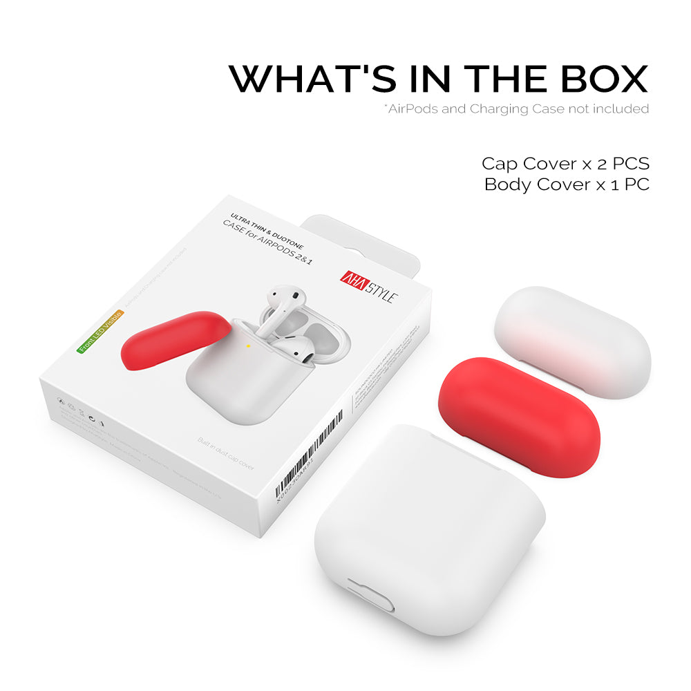 AHASTYLE PT38 Earphone Case for AirPods with Charging Case (2016) / (2019) / AirPods with Wireless Charging Case (2019) Earbud Silicone Cover