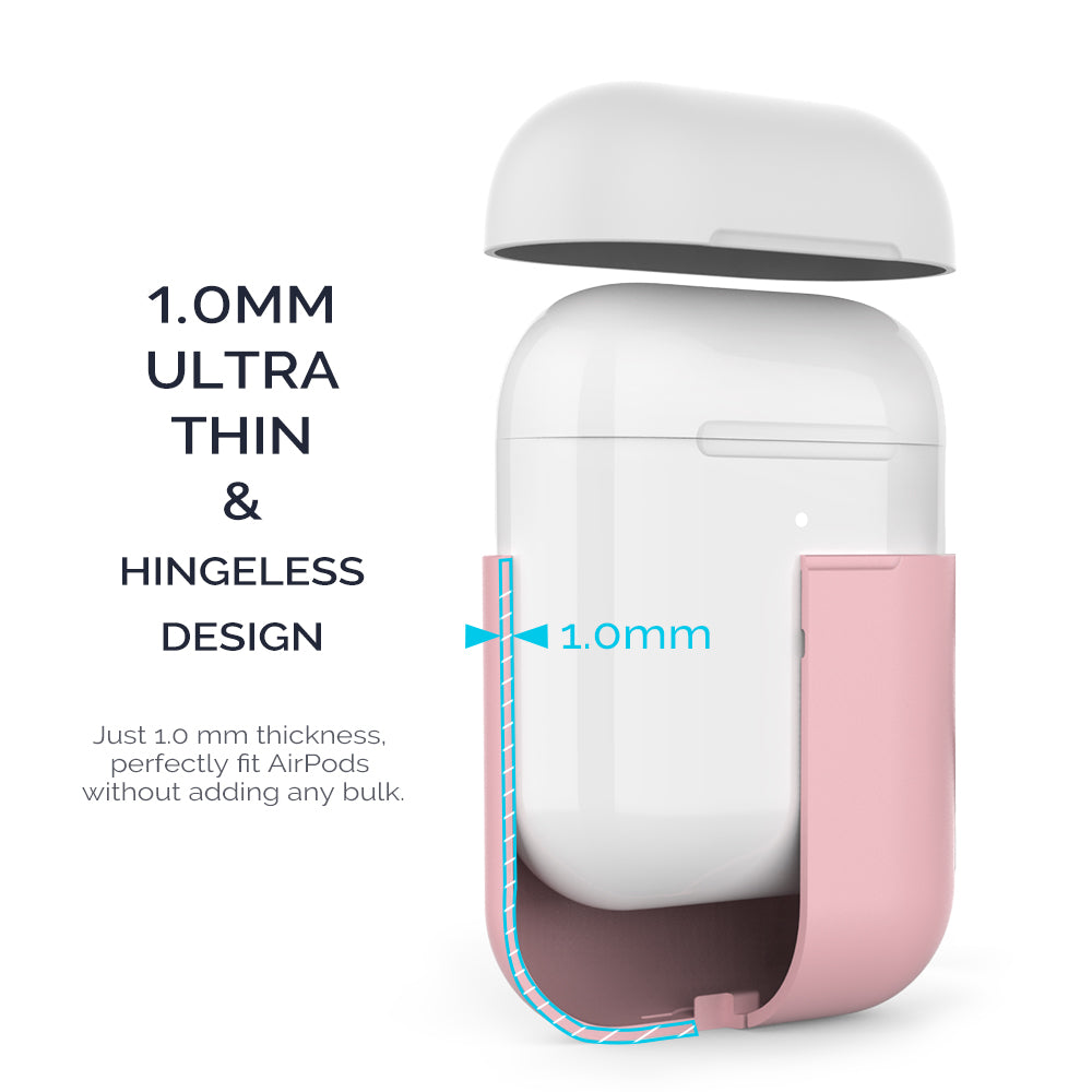 AHASTYLE PT38 Earphone Case for AirPods with Charging Case (2016) / (2019) / AirPods with Wireless Charging Case (2019) Earbud Silicone Cover