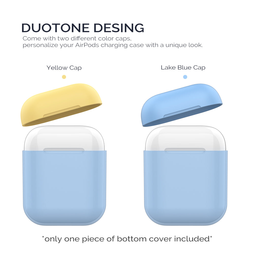AHASTYLE PT38 Earphone Case for AirPods with Charging Case (2016) / (2019) / AirPods with Wireless Charging Case (2019) Earbud Silicone Cover