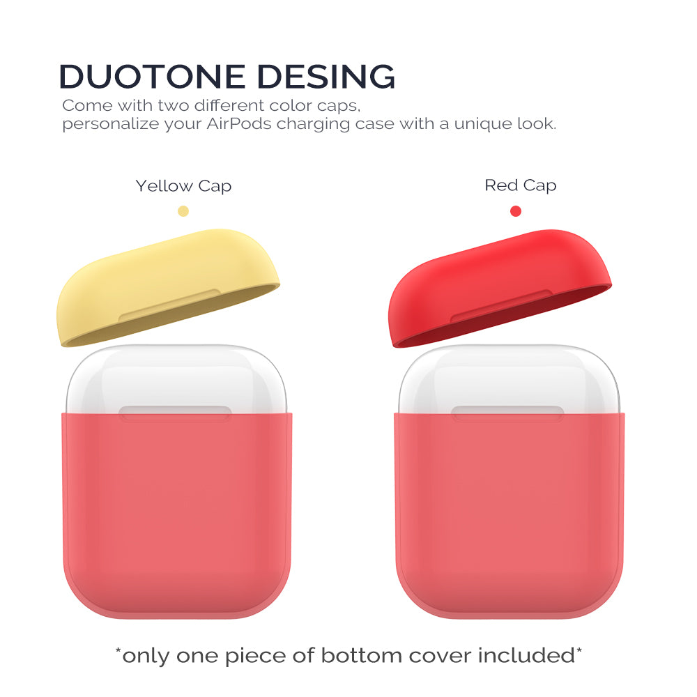 AHASTYLE PT38 Earphone Case for AirPods with Charging Case (2016) / (2019) / AirPods with Wireless Charging Case (2019) Earbud Silicone Cover