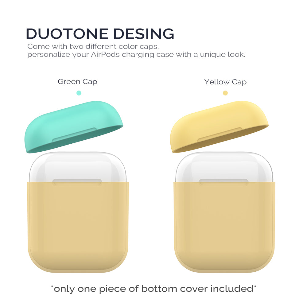 AHASTYLE PT38 Earphone Case for AirPods with Charging Case (2016) / (2019) / AirPods with Wireless Charging Case (2019) Earbud Silicone Cover
