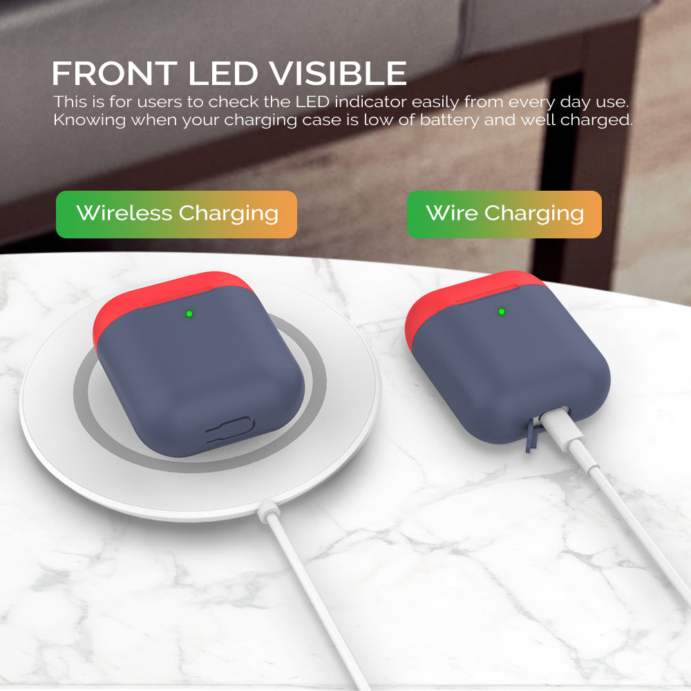 AHASTYLE PT38 Earphone Case for AirPods with Charging Case (2016) / (2019) / AirPods with Wireless Charging Case (2019) Earbud Silicone Cover